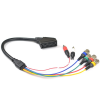 Female RGBS SCART to 4 x BNC adapter cable for Sony PVM/ BVM monitors